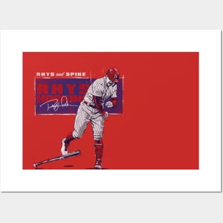 Rhys Hoskins Philadelphia Rhys And Spike Posters and Art